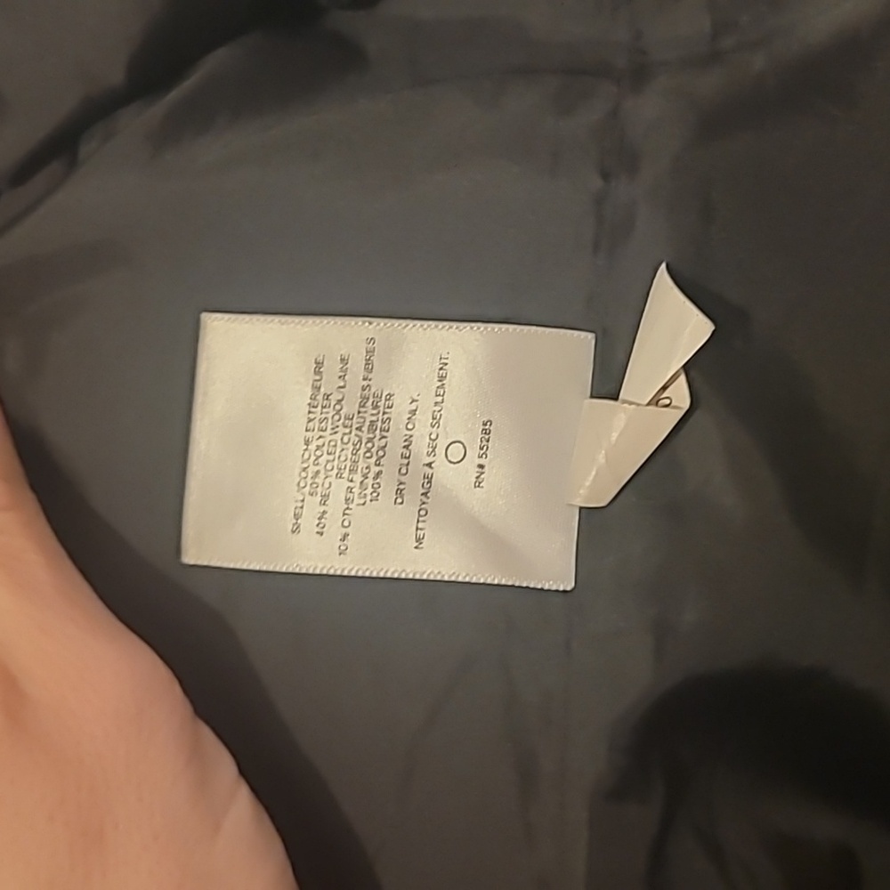 Express Men's Black Wool Blend Top Waist Length Coat Size Small - Picture 5 of 7